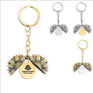 Openable Sunflower Keychain